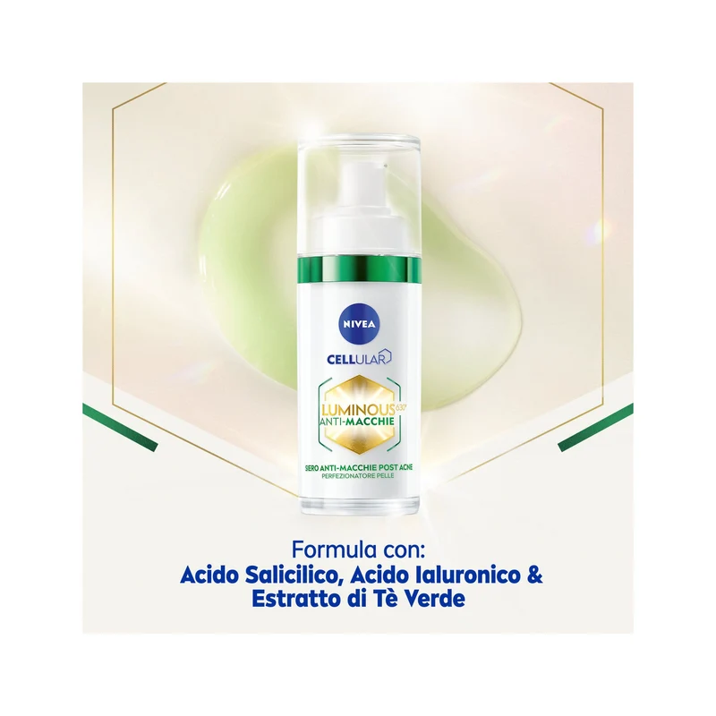 Nivea Luminous630 Siero Viso Anti-macchie Acne E Pelle Grassa 30ml