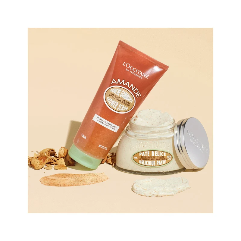 L'Occitane Bagno Doccia Esfoliante Alla Mandorla 200ml