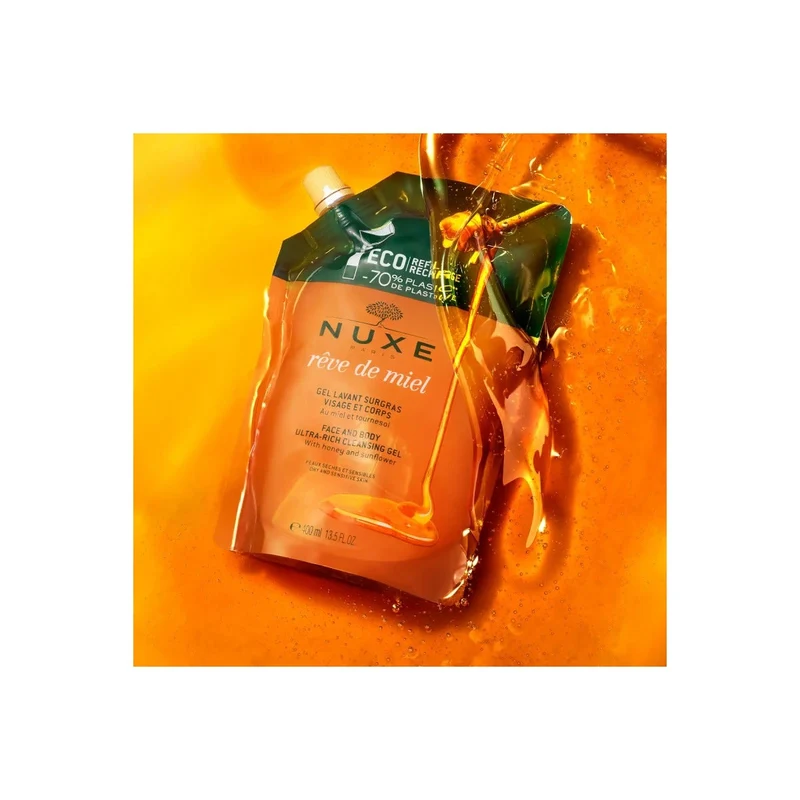 Nuxe Reve De Miel Ricarica Gel Lavante Surgrassante Viso E Corpo 400ml