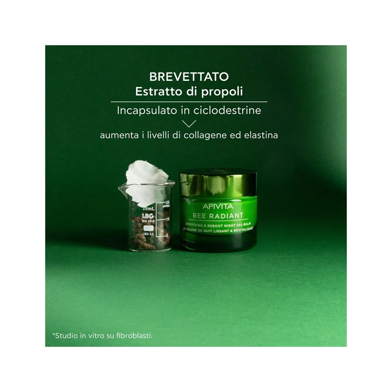 Apivita Bee Radiant Gel-Balsamo Notte Levigante & Riattivante 50ml