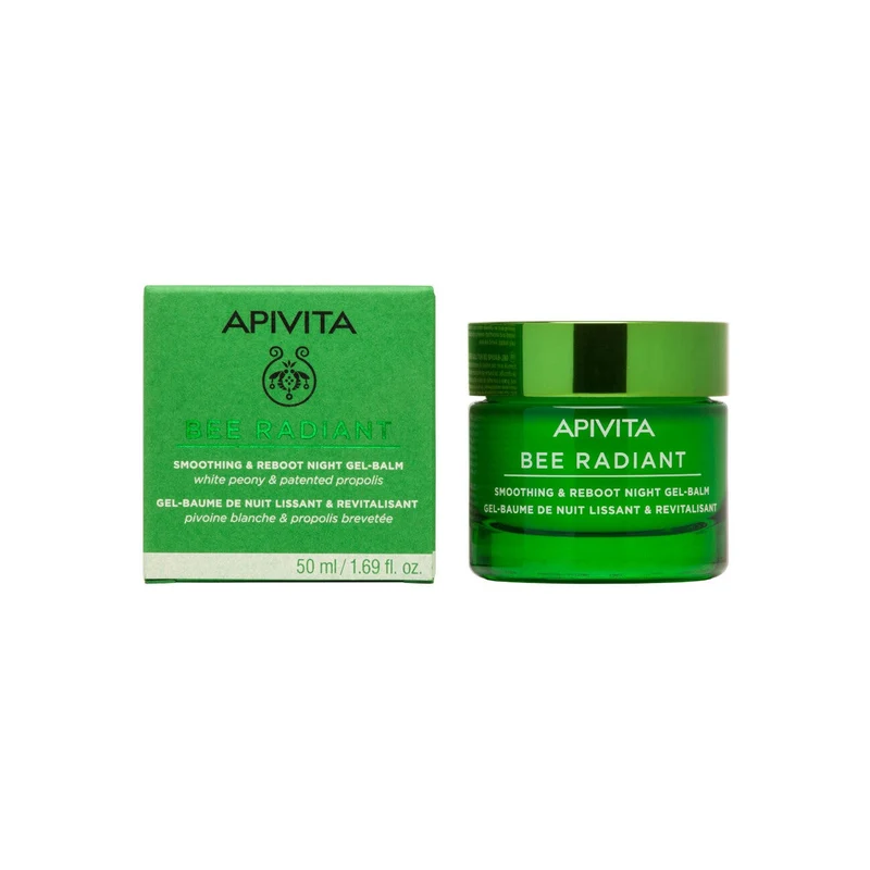 Apivita Bee Radiant Gel-Balsamo Notte Levigante & Riattivante 50ml