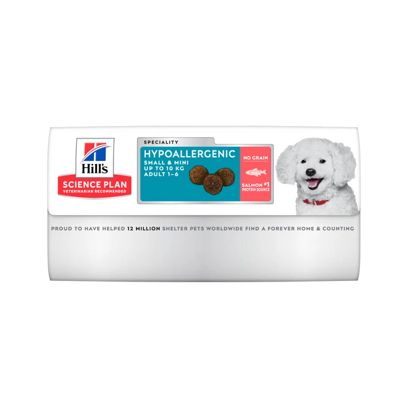Hill's Science Plan Hypoallergenic Al Salmone Cibo Secco Cani Adulti Taglia Small Sacco 6kg