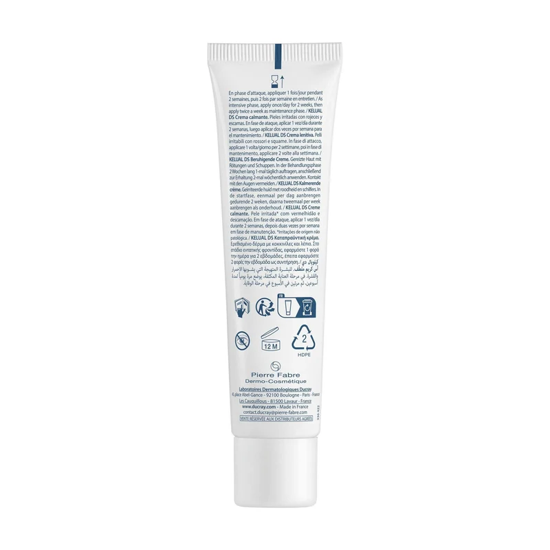 Ducray Kelual Ds Crema Lenitiva Viso Anti-squame 40ml