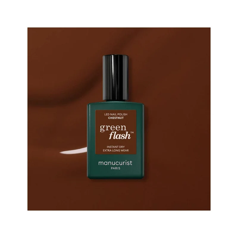 Manucurist Green Flash Smalto Led Chestnut 15ml