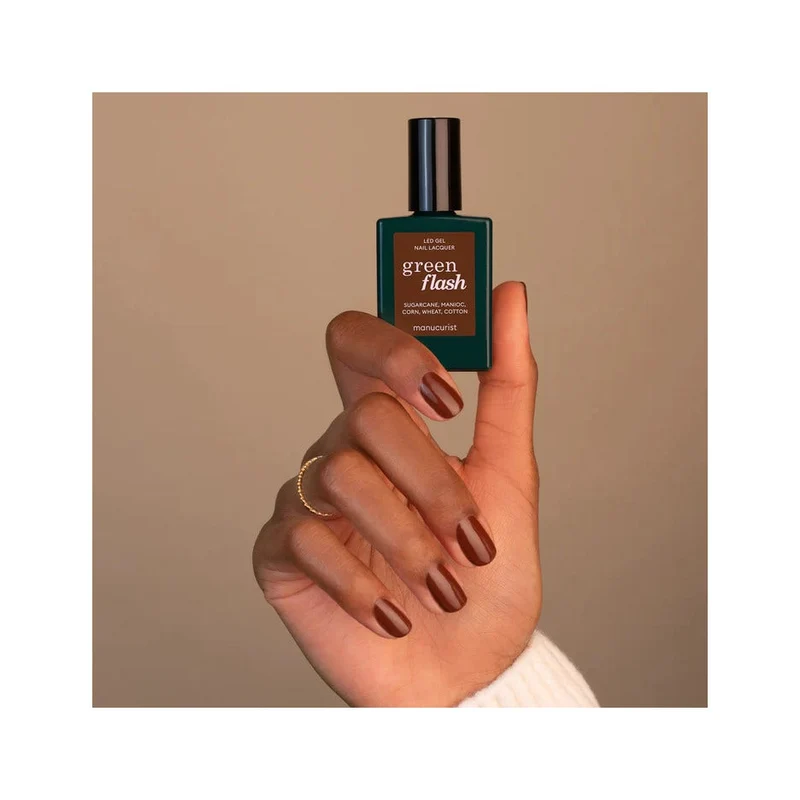Manucurist Green Flash Smalto Led Chestnut 15ml