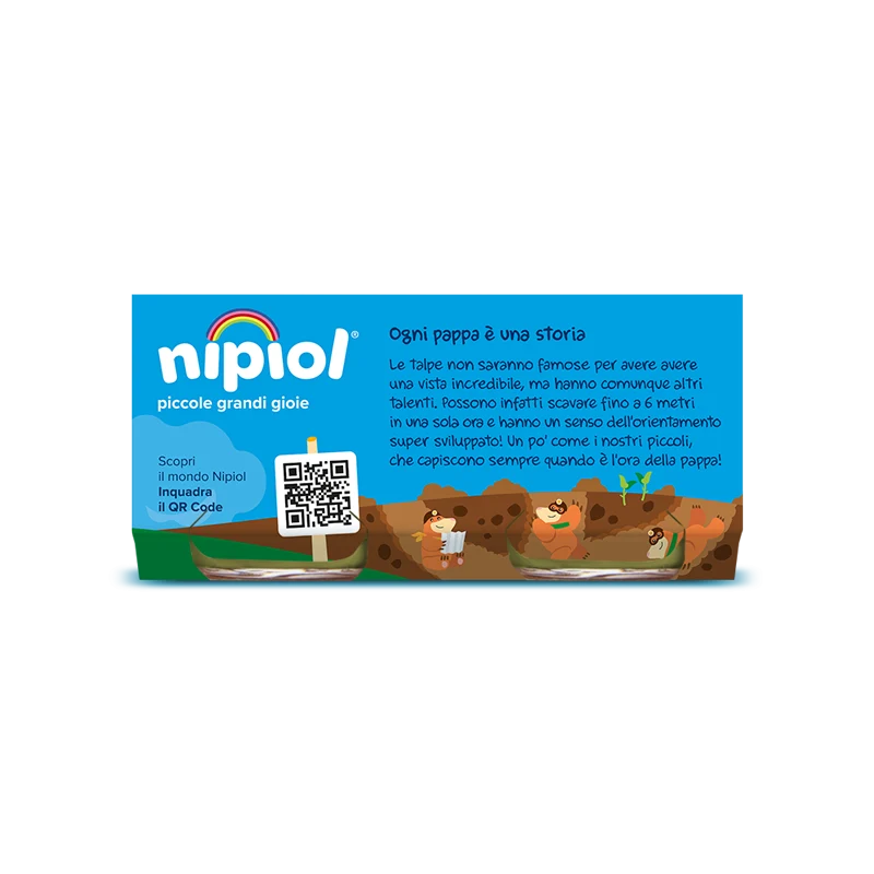 Nipiol Omogeneizzato Legumi E Verdure 2x80g