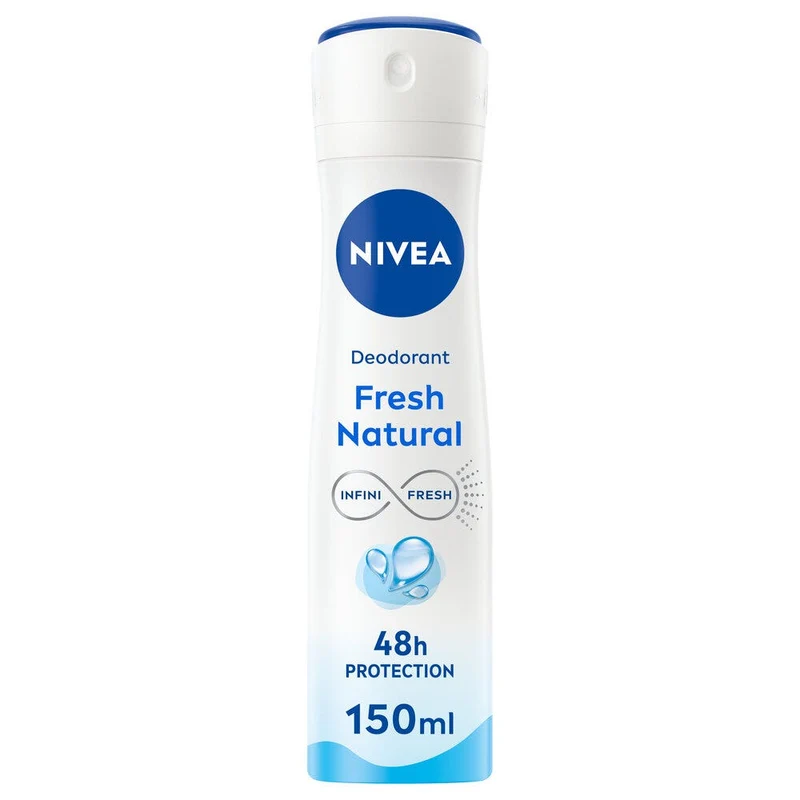 Nivea Fresh Natural Deodorante Spray Antitraspirante Per Una Protezione 48h 150ml