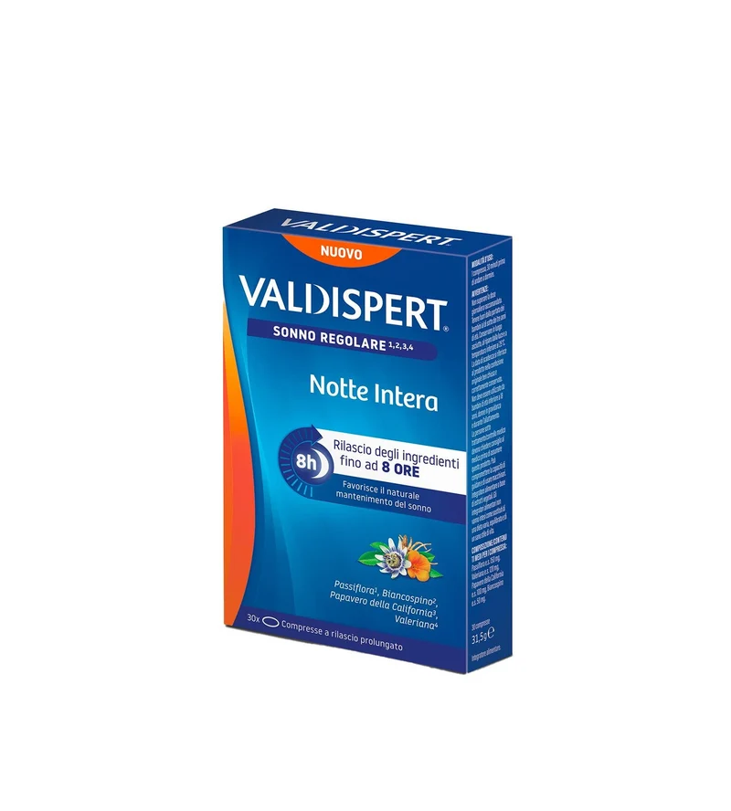 Valdispert Notte Intera 30 Compresse a Lento Rilascio
