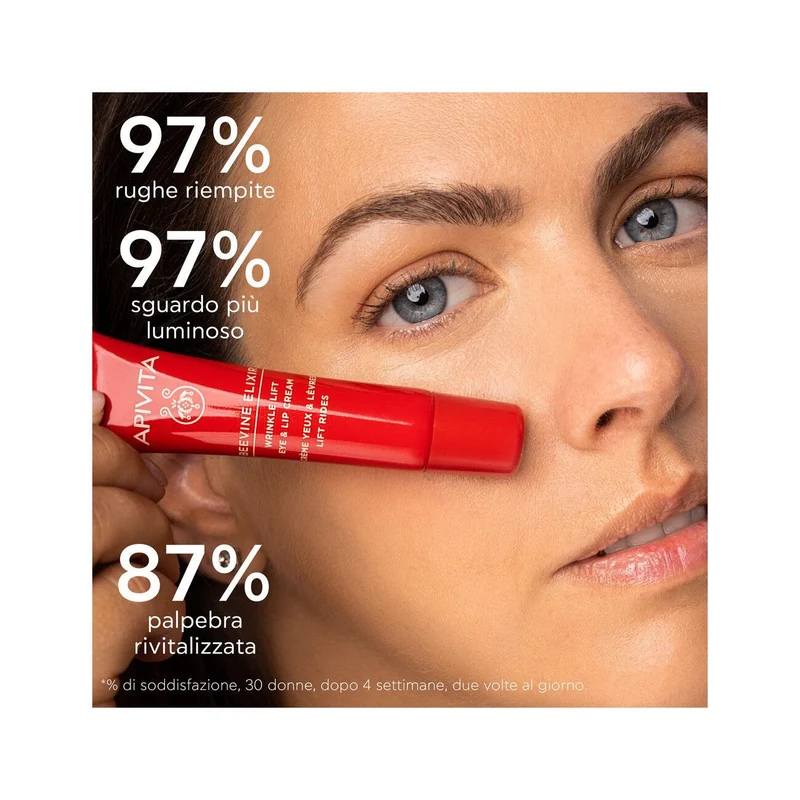 Apivita Beevine Elixir Crema Anti-Rughe Contorno Occhi e Labbra 15ml