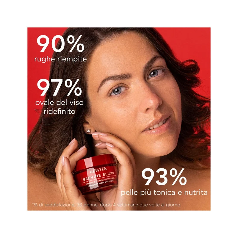 Apivita Beevine Elixir Crema Anti-Rughe Rassodante Liftante Texture Ricca 50ml