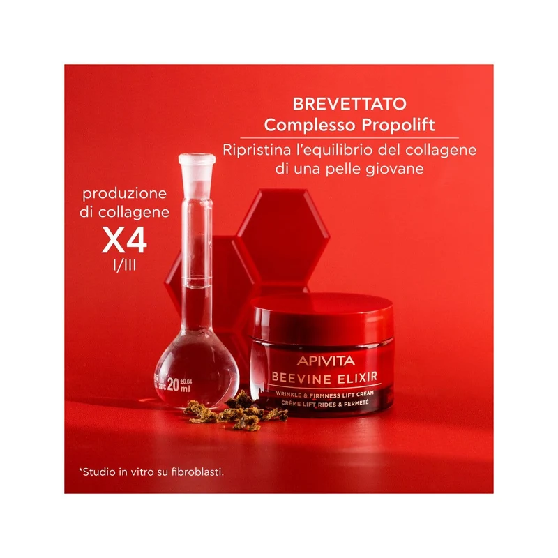 Apivita Beevine Elixir Crema Anti-Rughe Rassodante Liftante Texture Ricca 50ml