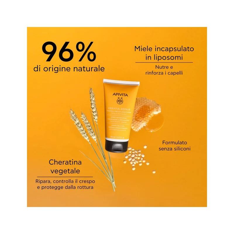 Apivita Keratin Repair Balsamo Nutriente Riparatore 150ml