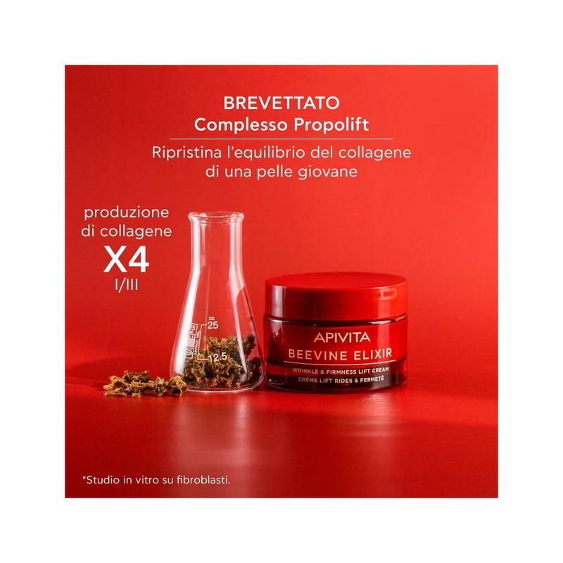 Apivita Beevine Elixir Crema Anti-Rughe Rassodante Liftante Texture Leggera 50ml