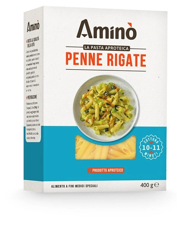 Amino la Pasta Aproteica Penne Rigate 400 g