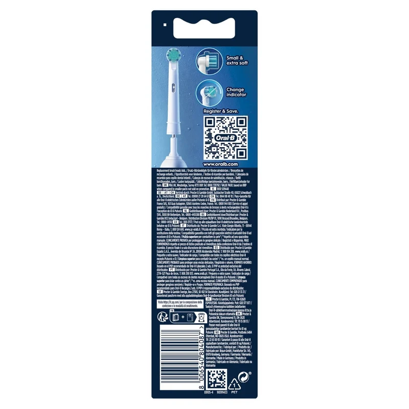 Oral-B Testine Di Ricambio Pro Kids Con Disney Frozen 4 pezzi