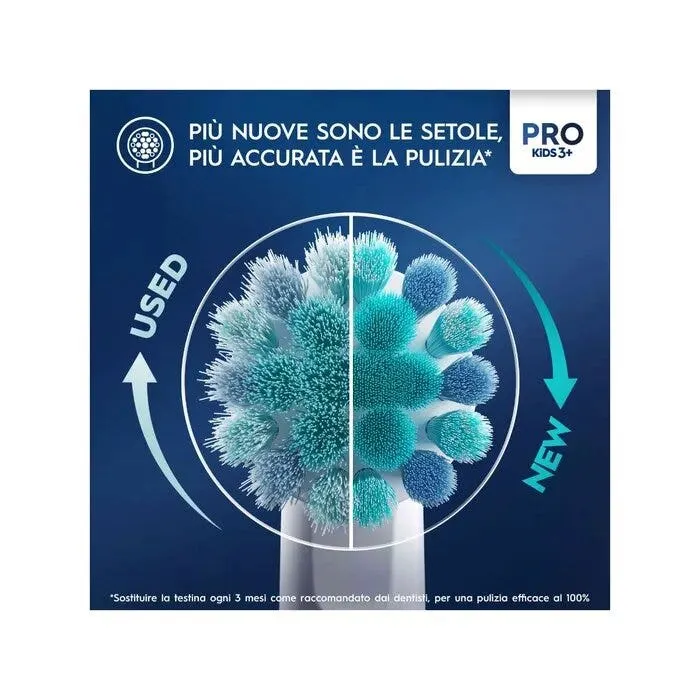 Oral-B Testine Di Ricambio Pro Kids Con Disney Frozen 4 pezzi