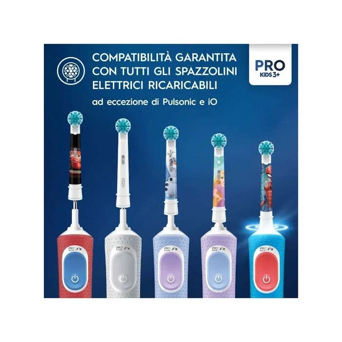 Oral-B Testine Di Ricambio Pro Kids Con Disney Frozen 4 pezzi