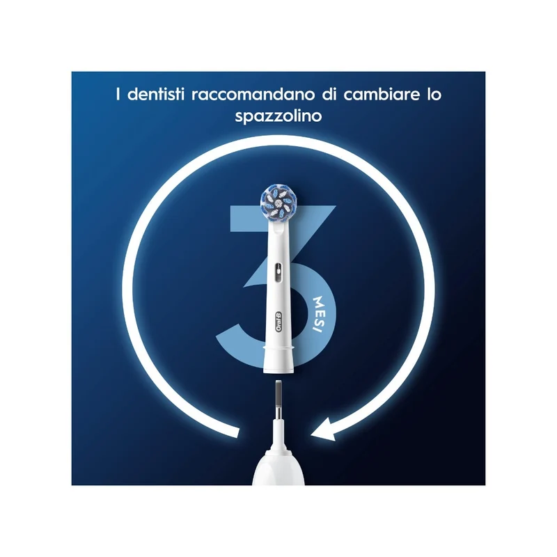 Oral-B Power Refill EB50 Sensitive Clean 5 Testine Di Ricambio