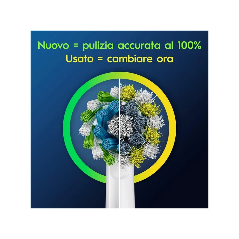 Oral-B Testine Di Ricambio Pro Cross Action 3 Pezzi