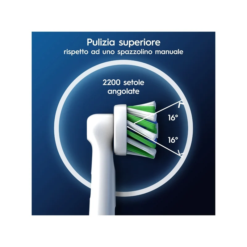 Oral-B Testine Di Ricambio Pro Cross Action 5 Pezzi