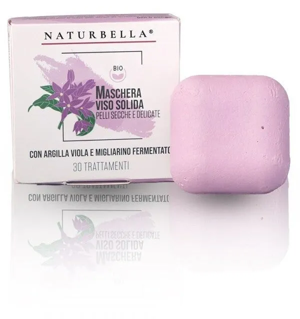 Naturbella Maschera Viso Solida Rimineralizzante 30g