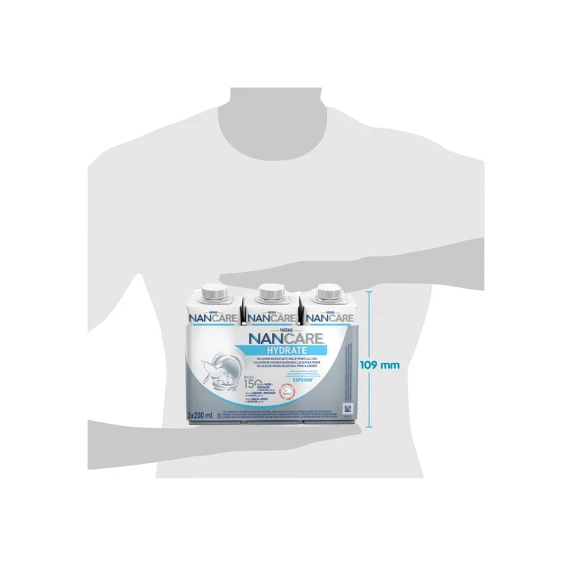 Nestlé Nancare Hydrate Alimento A Fini Medici Speciali Alla Fragola 3 Brick Da 200ml