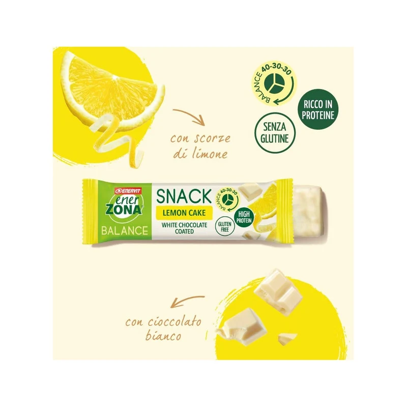 Enerzona Snack Lemon 30 Barrette Da 33g