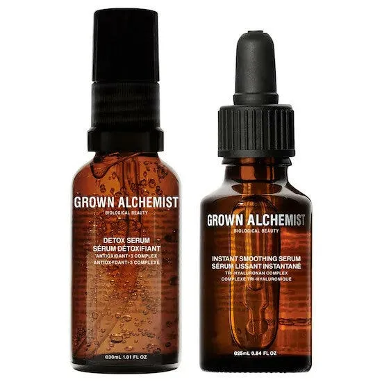 Grown Alchemist Power Couple Kit Detox Serum 30ml + Instant Smoothing Serum 25ml