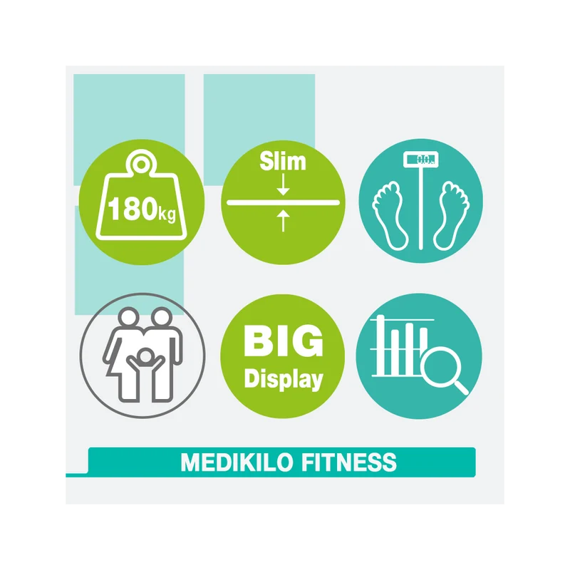Medikilo Fitness Bilancia Pesapersone Professionale