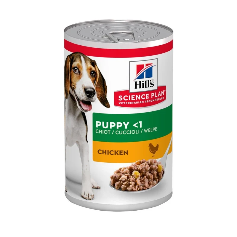 Hill's Science Plan Puppy Bocconcini Pollo Per Cani Cuccioli Lattina 370g