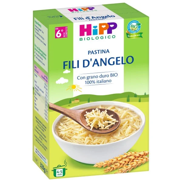 Hipp Bio Pastina Fili D'Angelo 6M+ 320g