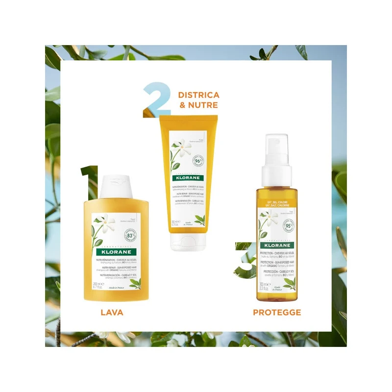 Klorane Olio al Tamanu Bio E Monoï 100ml