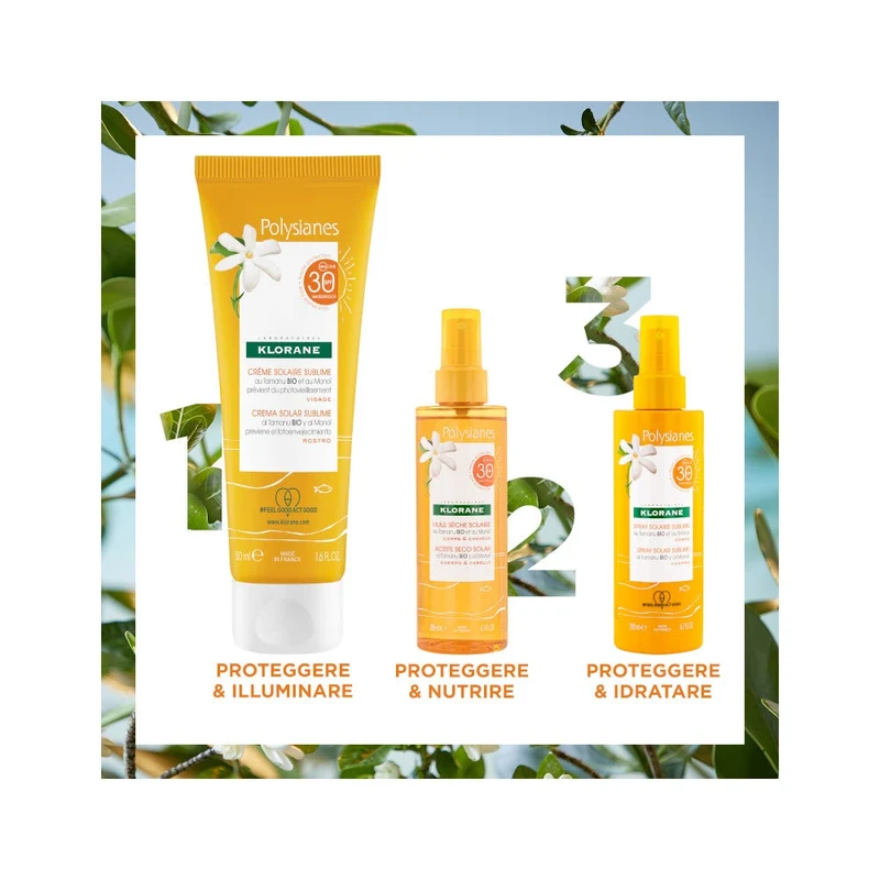 Klorane Polysianes Crema Solare Sublime SPF 30 50ml
