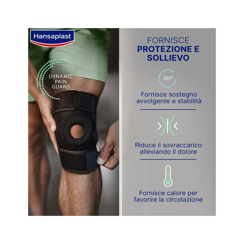 Hansaplast Sport Supporto Ginocchio Tutore Per Protezione E Sollievo Dal Dolore