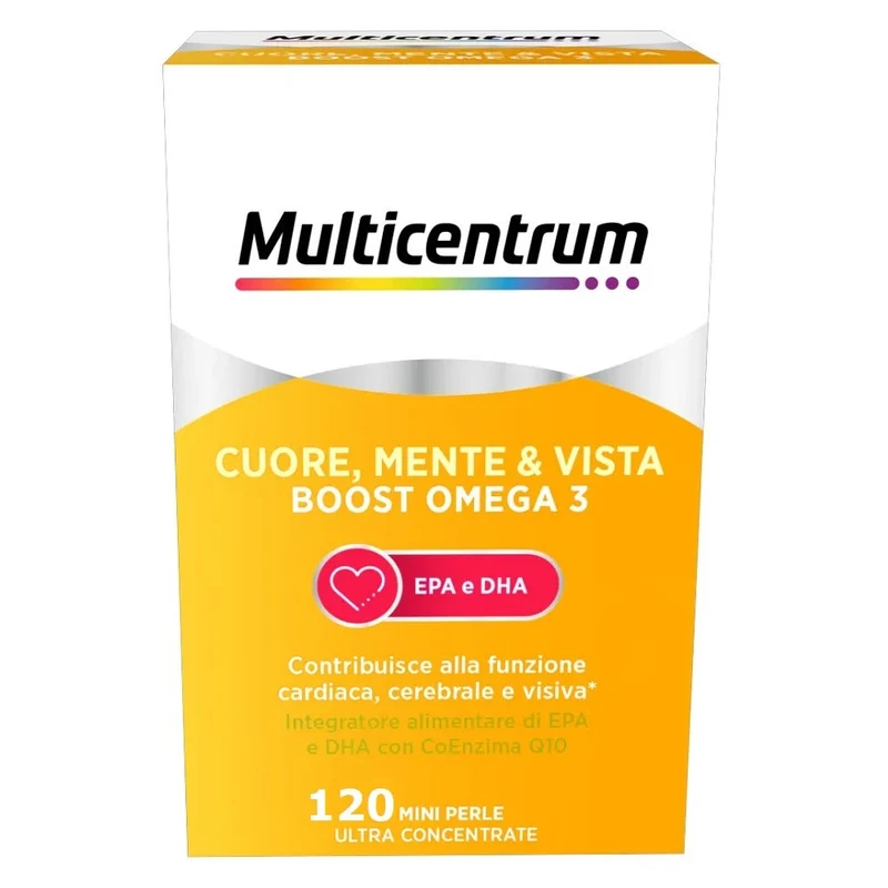 Multicentrum Cuore Mente Vista Boost Omega3 120 Mini Perle