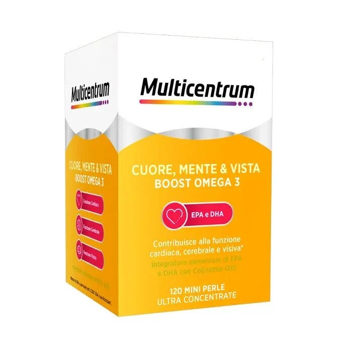 Multicentrum Cuore Mente Vista Boost Omega3 120 Mini Perle