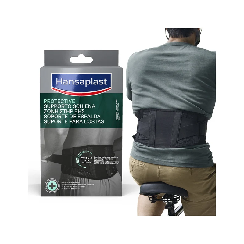 Hansaplast Sport Fascia Lombare Supporto Schiena Protettiva