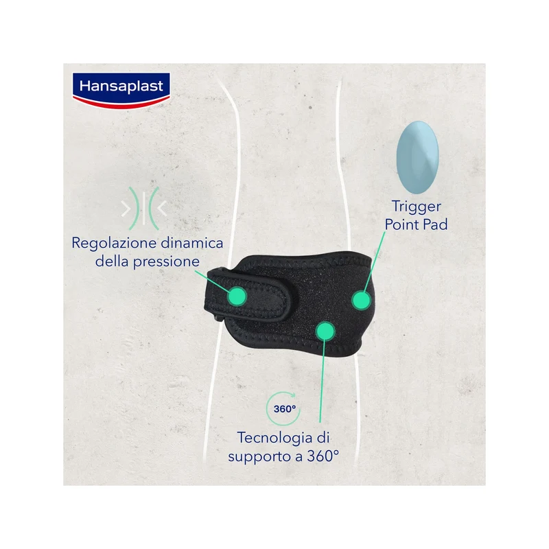 Hansaplast Sport Supporto Gomito del Tennista Tutore Epicondilite Gomito Protettivo