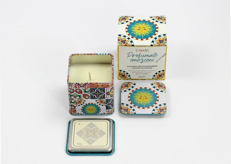 Colors Candela Profumata Personalizzabile Vanilla Sunshine