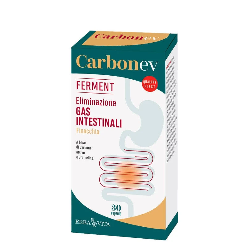 Erba Vita Carbon Ev Ferment 30 Capsule