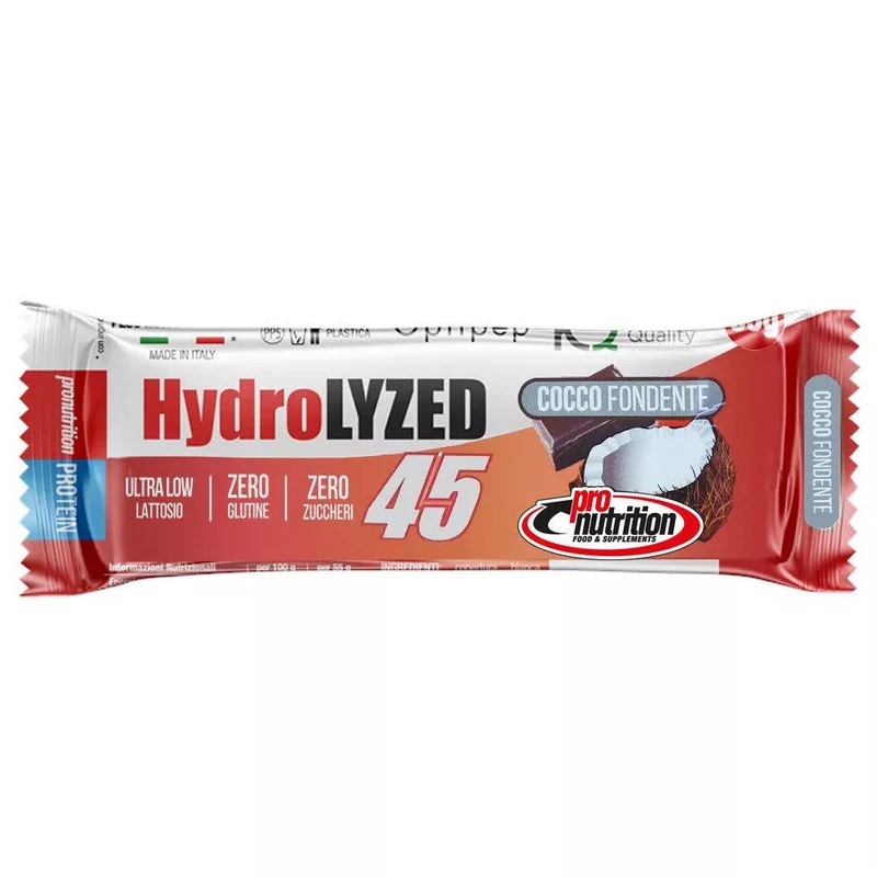 Pronutrition Hydrolyzed Bar 45% Barretta Proteica Gusto Cocco Fondente 35g