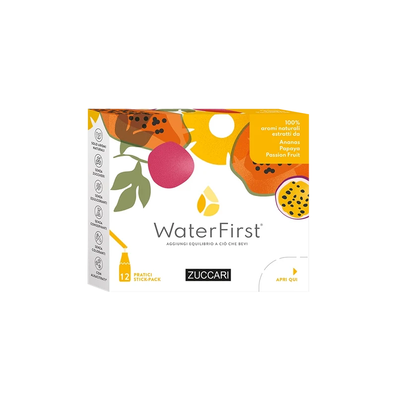 Zuccari WaterFirst Ananas/Papaya/Passion Fruit 12 Stick