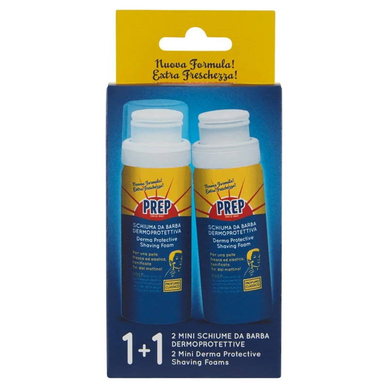 Prep Schiuma Da Barba Dermoprotettiva 2x50ml