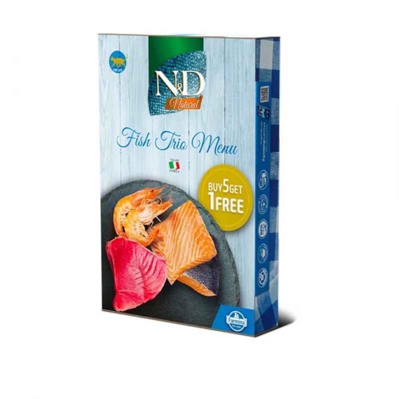 N&D Natural Fish Trio Menu 6 Pezzi