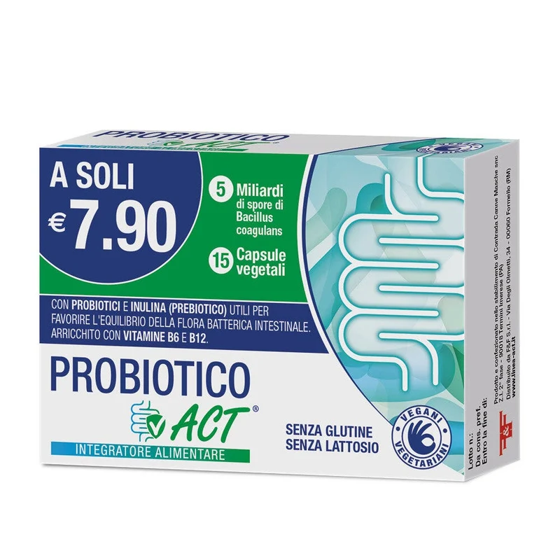 Probiotico Act 15 Capsule