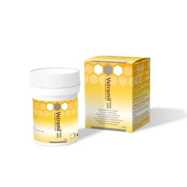 Bfactory Vetramil Paw Wax Cera Protettiva Per Cuscinetti Delle Zampe 45g