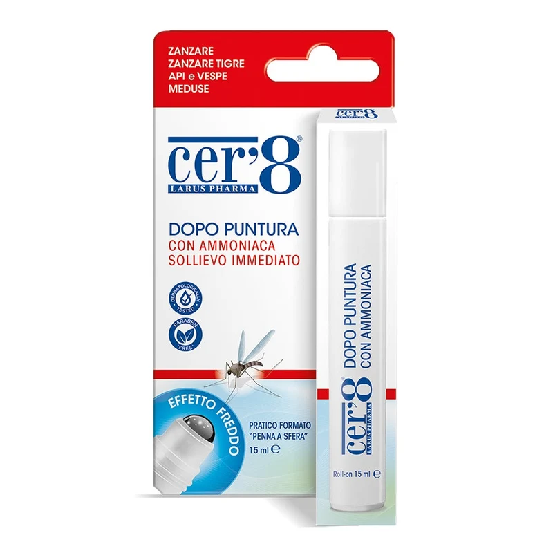 Cer'8 Roll-On Dopopuntura Con Ammoniaca Penna 15ml