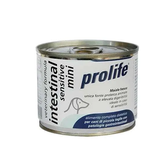 Prolife Intestinal Sensitive Mini Cibo Umido Per Cani Taglia Piccola Lattina 200g