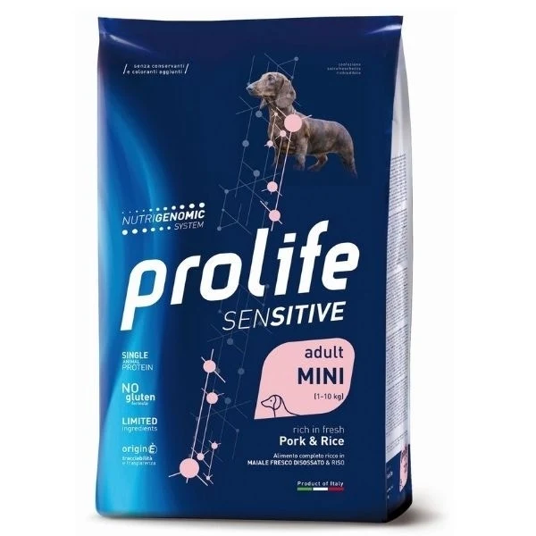 Prolife Dog Sensitive Adult Mini Pork & Rice 600g
