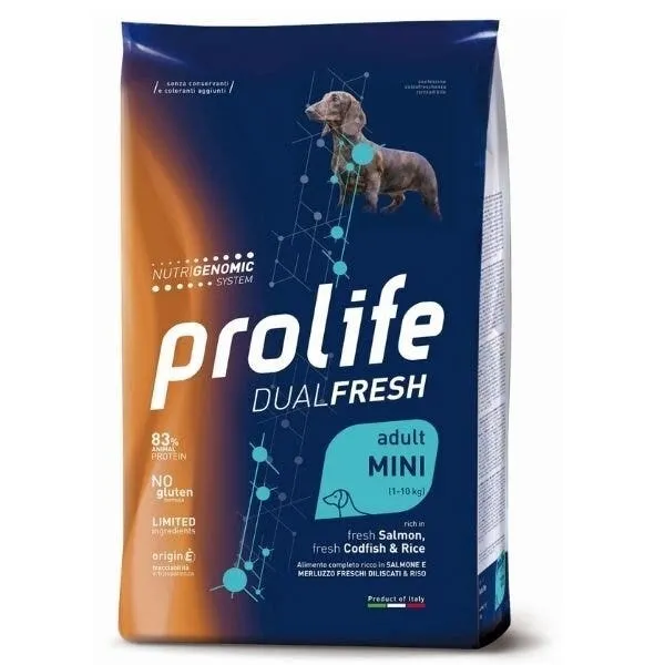Prolife Dog Dual Fresh Adult Mini Salmon Codfish & Rice 600g